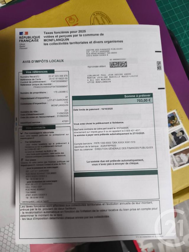 Maison à vendre - 4 pièces - 103 m2 - Monflanquin - 47 - AQUITAINE